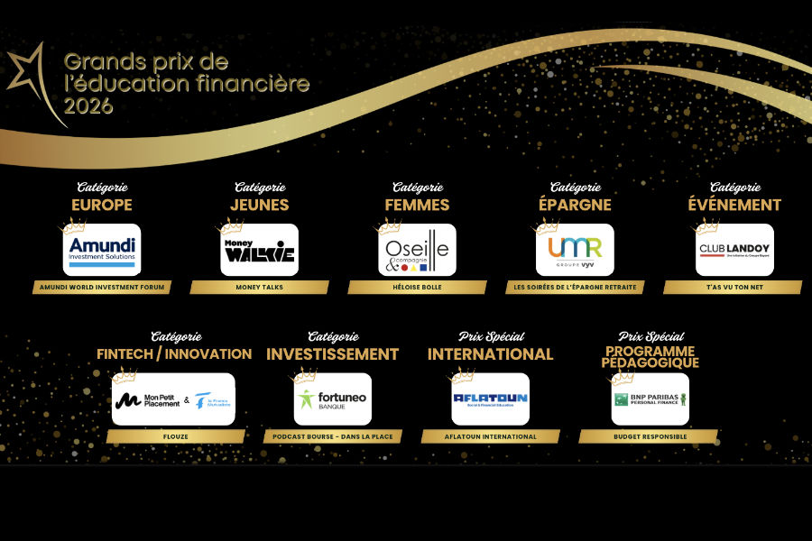 les Lauréats des Grands Prix de l'éducation financière 2026 sont dévoilés ! gpeducfi articlesiteinternet fdnoir